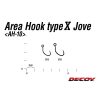 Decoy Area Type X AH-10 X Jove #6 Barbless Füles Szakáll Nélküli Egyágú Ragadozóhalas Horog 10db