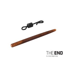   Delphin THE END Obratlík s rýchloklipom s gumovou objímkou / 6ks #4 / G-ROUND