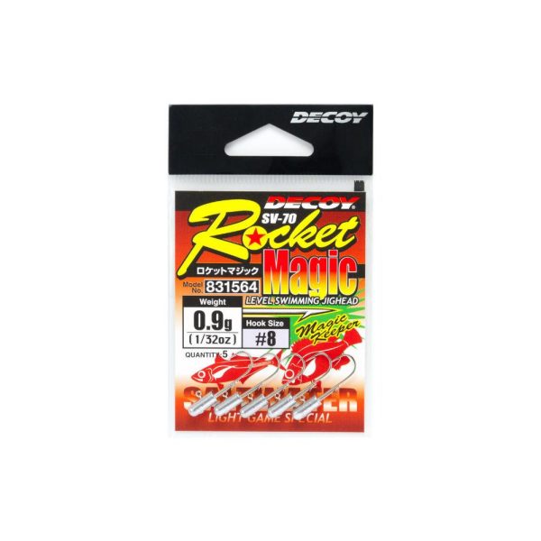 Decoy SV-70 Rocket Magic #8 1,5gr Jig Fej 5db