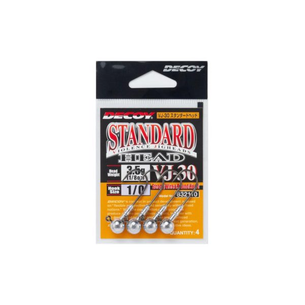Decoy VJ-30 Standard Head #1 2,5gr Jig Fej 5db