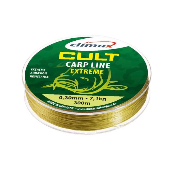 Climax Cult Carp Extreme Mono 1000m 0,28mm Matt Olive Monofil Főzsinór