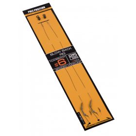   Spro Str Blow Black Rig Čierna 8 2ks/balenie S očkom S protihrotom Pletený predviazaný háčik