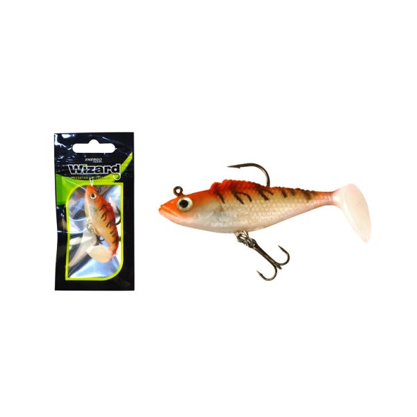 Wizard Swimbait Perch 5,08cm Whitetiger Gumená rybka