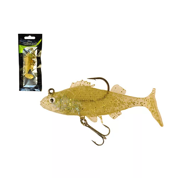 Wizard Swimbait Perch Golden-White 7,62cm Gumová nástraha