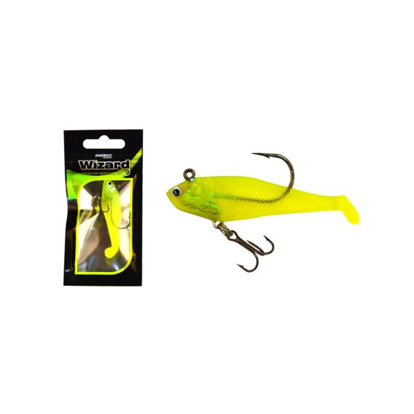 Wizard Swimbait Paddle Shad 5,08cm Citrus Gumihal