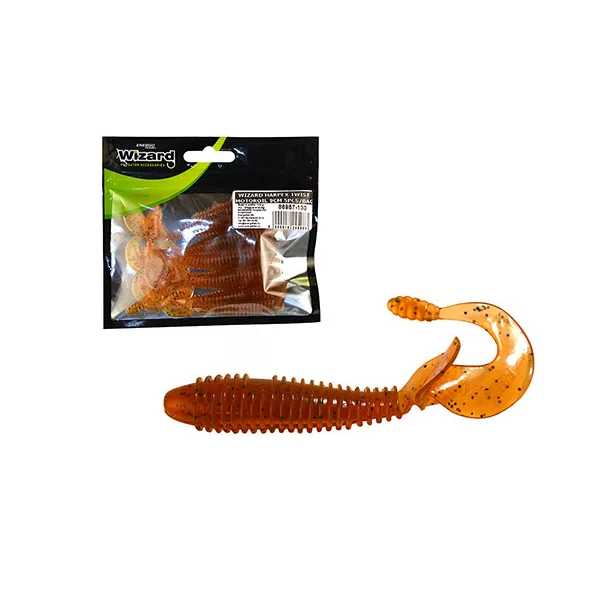 Wizard Harpex Twist Double Evo Motoroil 9cm Twister 5ks