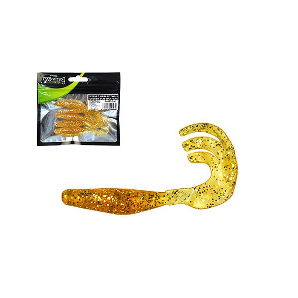 Wizard Harpex Twist Double Evo Golden 9cm Twister 5ks
