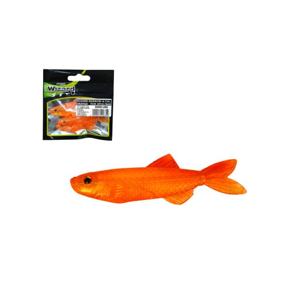 Wizard Roach Orange 7cm Gumenná ryba 3ks