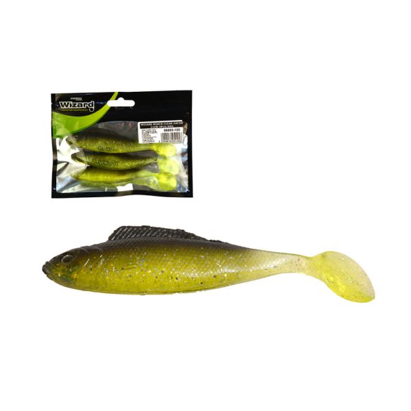 Wizard Roach Clear-Green 11cm Gumenná ryba 3ks