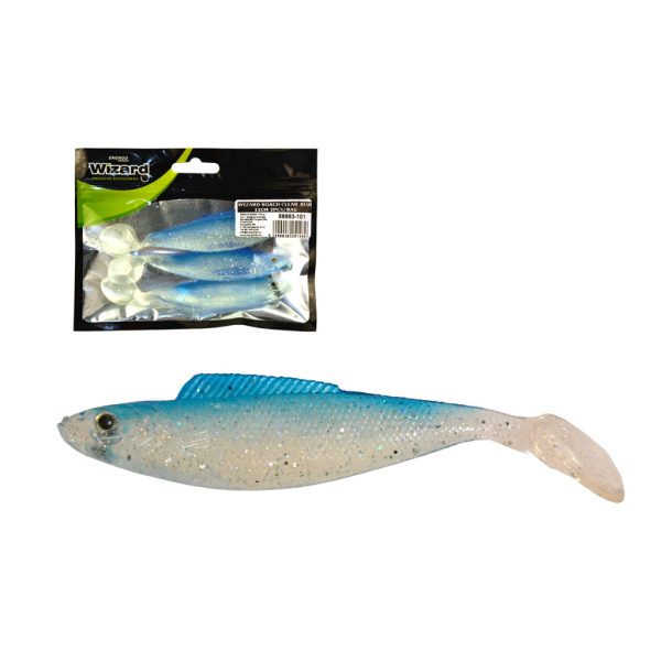 Wizard Roach Clear-Blue 11cm Gumenná ryba 3ks