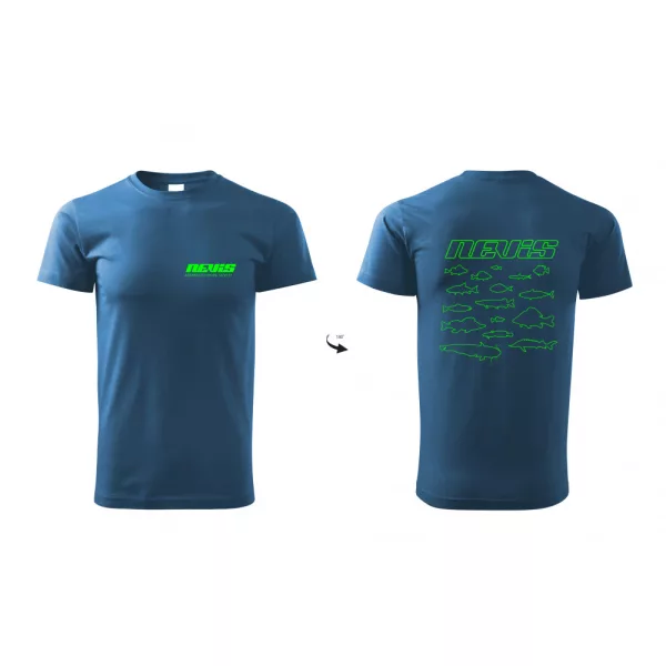 Nevis Modré Rybárske Tričko 2XL