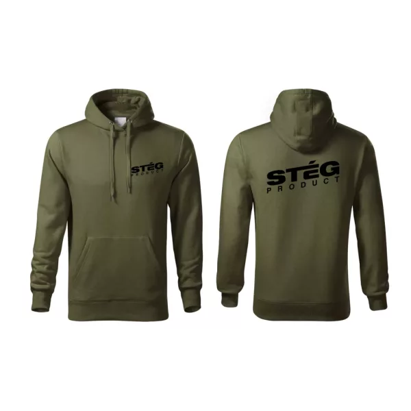Stég Product Zöld Kapucnis Pulóver XL