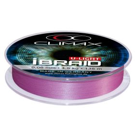   Climax iBraid U-Light Fluo Purple 135m 0,08mm 6,0kg Fonott Főzsinór