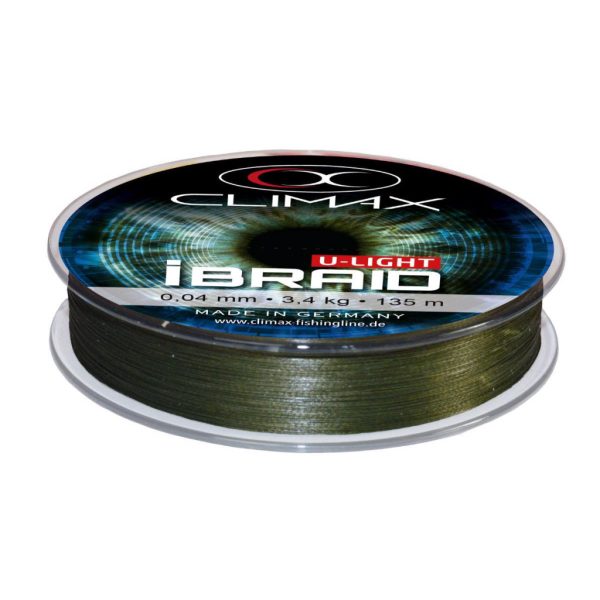 Climax iBraid U-Light Mossgreen 135m 0,06mm 4,5kg Fonott Főzsinór