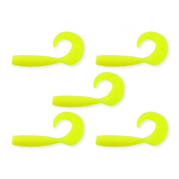 Nevis Twister 7,5cm 4,17gr 5ks/bal Žltá Plastová nástraha