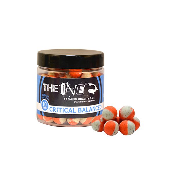 The One Critical Balanced Hookbait Scopex-Squid 10mm Oranžovo-biela Odľahčená Háčiková Nástraha 50gr