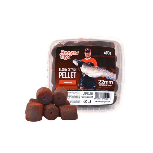 Benzár Mix Sumcový 22mm Zombie Fish Peleta 400gr