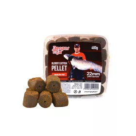 Benzár Mix Sumcový 22mm Krvavá Pečeň-Ryba Peleta 400gr