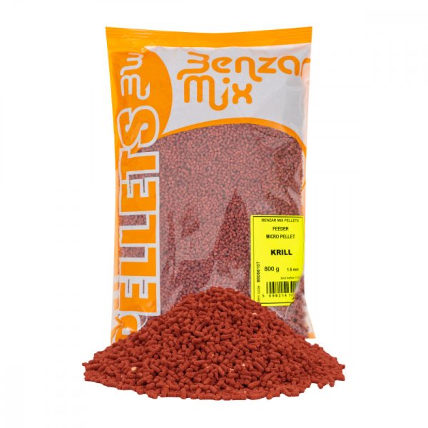 Benzar Mix Micropellet Feeder Krmivo 800gr Krill 1.5mm