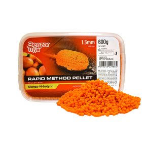   Peleta Benzár Mix Rapid Method Pellet 1,5mm Mango-Kyselina maslová Pellet Box 600gr