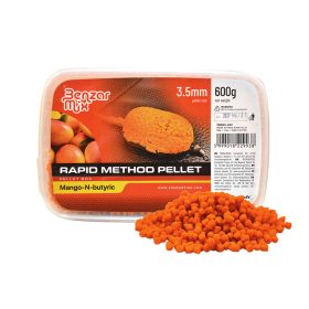   Benzár Mix Rapid Method Pellet 3,5mm Mango-Maslová kyselina Box peliet 600gr