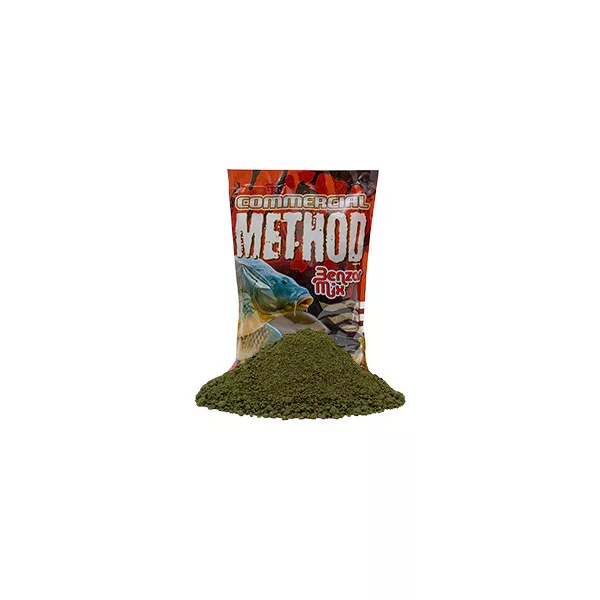 BENZÁR MIX COMMERCIAL KRMIVO GREEN BETAINE TMAVOZELENÉ 800gr - S rybou múčkou
