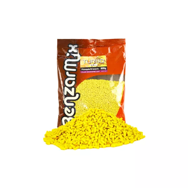 Benzár Mix Fluo Turbo Pellet Ananás-kyselina maslová 1,5mm 800g