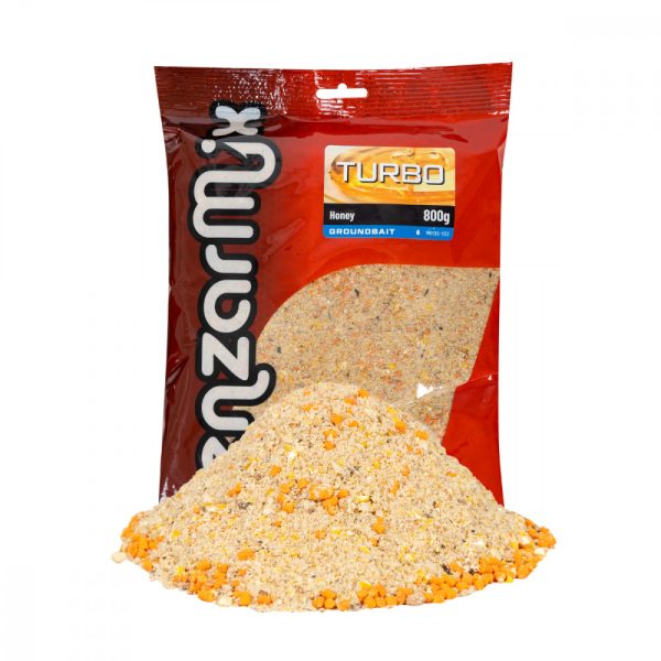 Benzar Turbo Groundbait Medové krmivo 800gr