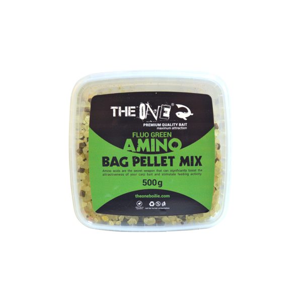 The One Amino Bag Pellet Mix Fluo Green 500gr