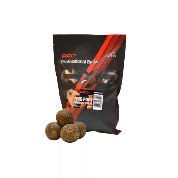 Carp Expert Pro Big Fish Premium Boilie Jalapeno 24mm Etető Bojli 800gr