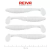 Reiva Zander Power Shad 10cm 7,05g 4ks/bal (Biela) Plastová nástraha