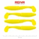 Reiva Zander Power Shad 10cm 7,05g 4ks/bal (Citrónovo žltá) Plastová nástraha