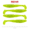 Reiva Zander Power Shad 10cm 7,05g 4ks/bal (Fluo Zelená Trblietka II.)