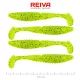 Reiva Zander Power Shad 10cm 7,05g 4ks/bal (Fluo Zelená Trblietka II.)