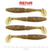 Reiva Zander Power Shad 10cm 7,05g 4ks/bal (Hnedá Trblietka) Plastová nástraha