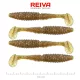 Reiva Zander Power Shad 10cm 7,05g 4ks/bal (Hnedá Trblietka) Plastová nástraha