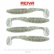 Reiva Zander Power Shad 10cm 7,05g 4ks/bal (Strieborná Trblietka) Plastová nástraha