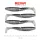Reiva Zander Power Shad 10cm 7,05g 4ks/bal (Strieborná Trblietka) Plastová nástraha