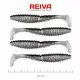 Reiva Zander Power Shad 10cm 7,05g 4ks/bal (Strieborná Trblietka) Plastová nástraha
