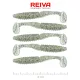 Reiva Zander Power Shad 8cm 3,18g 5ks/bal (Strieborná Trblietka) Plastová nástraha