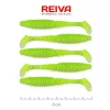 Reiva Zander Power Shad 8cm 3,18g 5ks/bal (Fluo Zelená Trblietka I.) Plastová nástraha
