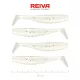 Reiva Flat Minnow Shad 10cm Pearl Dot Plastová Návnada 4ks