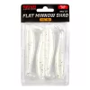Reiva Flat Minnow Shad 10cm Pearl Dot Plastová Návnada 4ks