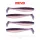 Reiva Flat Minnow Shad 10cm Purple Pearl Plastová Návnada 4ks