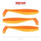 Reiva Flat Minnow Shad 12,5cm Shiny Orange Plastová Nástraha 3ks