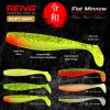 Reiva Flat Minnow shad 12,5cm 3ks/bal (Žlto-strieborný) Plastová nástraha