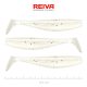 Reiva Flat Minnow Shad 12,5cm Pearl Dot Plastová Nástraha 3ks