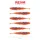 Reiva Tiny Worm Orange Disco 6cm Plastová Návnada 6ks