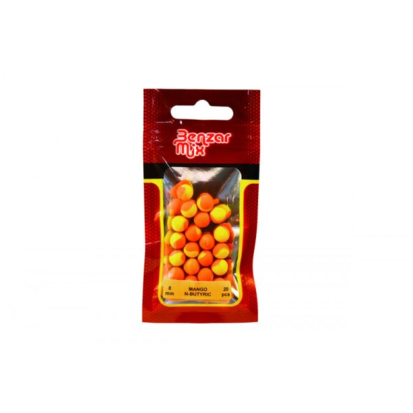 Benzár Mix Instant Bicolor Method Mango-Kyselina maslová 8mm Pop Up 20ks