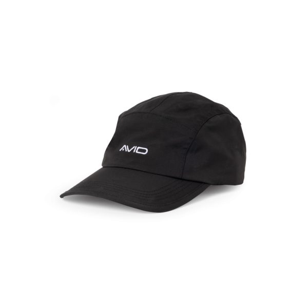 Avid Stealth Black Waterproof 5-Panel Cap Baseball Čiapka
